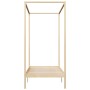 Estructura de cama con dosel madera maciza de pino 100x200 cm de vidaXL, Camas y somieres - Ref: Foro24-283251, Precio: 100,4...