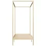 Solid pine wood canopy bed frame 100x200 cm by vidaXL, Beds and slatted bases - Ref: Foro24-283251, Price: 99,67 €, Discount: %