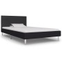 Estructura de cama de tela negro 90x200 cm de vidaXL, Camas y somieres - Ref: Foro24-280941, Precio: 101,91 €, Descuento: %