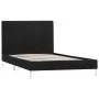 Estructura de cama de tela negro 90x200 cm de vidaXL, Camas y somieres - Ref: Foro24-280941, Precio: 100,50 €, Descuento: %