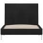 Estructura de cama de tela negro 90x200 cm de vidaXL, Camas y somieres - Ref: Foro24-280941, Precio: 101,91 €, Descuento: %