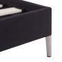 Estructura de cama de tela negro 90x200 cm de vidaXL, Camas y somieres - Ref: Foro24-280941, Precio: 101,91 €, Descuento: %