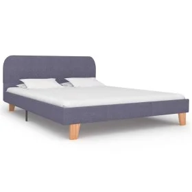 Light gray fabric bed frame 140x200 cm by vidaXL, Beds and slatted bases - Ref: Foro24-280873, Price: 145,55 €, Discount: %