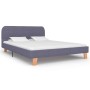 Light gray fabric bed frame 140x200 cm by vidaXL, Beds and slatted bases - Ref: Foro24-280873, Price: 147,29 €, Discount: %