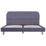 Light gray fabric bed frame 140x200 cm by vidaXL, Beds and slatted bases - Ref: Foro24-280873, Price: 147,29 €, Discount: %