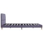 Light gray fabric bed frame 140x200 cm by vidaXL, Beds and slatted bases - Ref: Foro24-280873, Price: 147,29 €, Discount: %