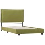 Estructura de cama de tela verde 90x200 cm de vidaXL, Camas y somieres - Ref: Foro24-280996, Precio: 145,59 €, Descuento: %