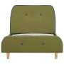 Estructura de cama de tela verde 90x200 cm de vidaXL, Camas y somieres - Ref: Foro24-280931, Precio: 124,61 €, Descuento: %