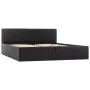 Black synthetic leather hydraulic trundle bed 160x200 cm by vidaXL, Beds and slatted bases - Ref: Foro24-285514, Price: 370,6...