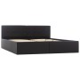 Cama canapé hidráulica de cuero sintético negro 160x200 cm de vidaXL, Camas y somieres - Ref: Foro24-285514, Precio: 304,45 €...
