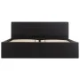 Cama canapé hidráulica de cuero sintético negro 160x200 cm de vidaXL, Camas y somieres - Ref: Foro24-285514, Precio: 362,56 €...