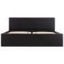 Cama canapé hidráulica de cuero sintético negro 160x200 cm de vidaXL, Camas y somieres - Ref: Foro24-285514, Precio: 304,45 €...
