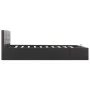 Cama canapé hidráulica de cuero sintético negro 160x200 cm de vidaXL, Camas y somieres - Ref: Foro24-285514, Precio: 362,56 €...