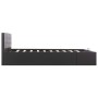 Cama canapé hidráulica de cuero sintético negro 160x200 cm de vidaXL, Camas y somieres - Ref: Foro24-285514, Precio: 304,45 €...