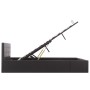 Cama canapé hidráulica de cuero sintético negro 160x200 cm de vidaXL, Camas y somieres - Ref: Foro24-285514, Precio: 304,45 €...