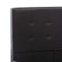 Cama canapé hidráulica de cuero sintético negro 160x200 cm de vidaXL, Camas y somieres - Ref: Foro24-285514, Precio: 362,56 €...