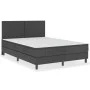 Box Spring bed frame gray fabric 160x200 cm by vidaXL, Beds and slatted bases - Ref: Foro24-287457, Price: 144,76 €, Discount: %