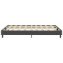Estructura de cama Box Spring tela gris 160x200 cm
