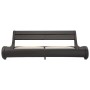 Bed frame with LED in gray synthetic leather 180x200 cm by vidaXL, Beds and slatted bases - Ref: Foro24-285743, Price: 319,84...