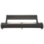 Bed frame with LED in gray synthetic leather 180x200 cm by vidaXL, Beds and slatted bases - Ref: Foro24-285743, Price: 315,88...