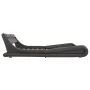 Bed frame with LED in gray synthetic leather 180x200 cm by vidaXL, Beds and slatted bases - Ref: Foro24-285743, Price: 315,88...