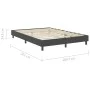 Box Spring bed frame gray fabric 180x200 cm by vidaXL, Beds and slatted bases - Ref: Foro24-287458, Price: 166,30 €, Discount: %