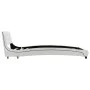 Estructura de cama de cuero sintético blanco 90x200 cm de vidaXL, Camas y somieres - Ref: Foro24-280312, Precio: 205,26 €, De...