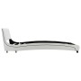 Estructura de cama de cuero sintético blanco 90x200 cm de vidaXL, Camas y somieres - Ref: Foro24-280312, Precio: 208,56 €
