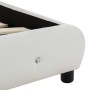 Bettgestell aus weißem Kunstleder, 90 x 200 cm von vidaXL, Betten und Lattenroste - Ref: Foro24-280312, Preis: 208,66 €, Raba...