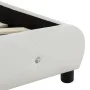 White synthetic leather bed frame 90x200 cm by vidaXL, Beds and slatted bases - Ref: Foro24-280312, Price: 205,26 €, Discount: %