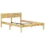 Recycled solid wood bed frame 120x200 cm by vidaXL, Beds and slatted bases - Ref: Foro24-288435, Price: 126,90 €, Discount: %