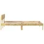 Recycled solid wood bed frame 120x200 cm by vidaXL, Beds and slatted bases - Ref: Foro24-288435, Price: 126,90 €, Discount: %