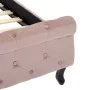 Pink velvet bed frame 140x200 cm by vidaXL, Beds and slatted bases - Ref: Foro24-288567, Price: 386,92 €, Discount: %
