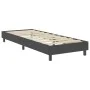 Box spring bed dark gray fabric 100x200 cm by vidaXL, Beds and slatted bases - Ref: Foro24-3054706, Price: 274,31 €, Discount: %