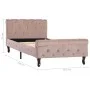 Bettgestell aus rosafarbenem Samt, 90 x 200 cm von vidaXL, Betten und Lattenroste - Ref: Foro24-288564, Preis: 268,56 €, Raba...