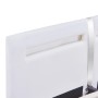 Bed frame with LED in white synthetic leather 180x200 cm by vidaXL, Beds and slatted bases - Ref: Foro24-280855, Price: 216,7...