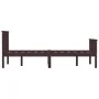 Estructura de cama madera maciza pino marrón oscuro 120x200 cm de vidaXL, Camas y somieres - Ref: Foro24-283234, Precio: 119,...