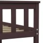 Estructura de cama madera maciza pino marrón oscuro 120x200 cm de vidaXL, Camas y somieres - Ref: Foro24-283234, Precio: 119,...
