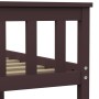 Estructura de cama madera maciza pino marrón oscuro 120x200 cm de vidaXL, Camas y somieres - Ref: Foro24-283234, Precio: 121,...