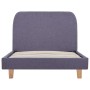 Estructura de cama de tela gris claro 90x200 cm de vidaXL, Camas y somieres - Ref: Foro24-280871, Precio: 91,00 €, Descuento: %