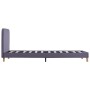 Estructura de cama de tela gris claro 90x200 cm de vidaXL, Camas y somieres - Ref: Foro24-280871, Precio: 91,00 €, Descuento: %