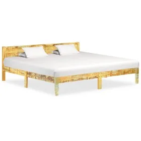 Recycled solid wood bed frame 200x200 cm by vidaXL, Beds and slatted bases - Ref: Foro24-288439, Price: 160,18 €, Discount: %