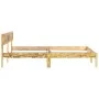 Recycled solid wood bed frame 200x200 cm by vidaXL, Beds and slatted bases - Ref: Foro24-288439, Price: 160,18 €, Discount: %