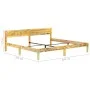 Bettgestell aus recyceltem Massivholz, 200 x 200 cm von vidaXL, Betten und Lattenroste - Ref: Foro24-288439, Preis: 160,18 €,...