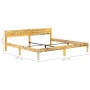 Estructura de cama de madera maciza reciclada 200x200 cm de vidaXL, Camas y somieres - Ref: Foro24-288439, Precio: 161,63 €, ...