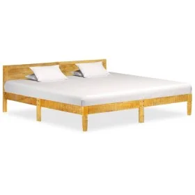Solid mango wood bed frame 200 cm by vidaXL, Beds and slatted bases - Ref: Foro24-288434, Price: 161,38 €, Discount: %