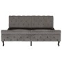 Estructura de cama de terciopelo gris 160x200 cm de vidaXL, Camas y somieres - Ref: Foro24-288561, Precio: 307,41 €, Descuent...