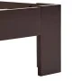 Dunkelbrauner Bettrahmen aus massivem Kiefernholz, 140 x 200 cm von vidaXL, Betten und Lattenroste - Ref: Foro24-283175, Prei...