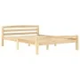 Estructura de cama de madera maciza de pino 120x200 cm de vidaXL, Camas y somieres - Ref: Foro24-322063, Precio: 113,11 €, De...