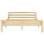 Estructura de cama de madera maciza de pino 120x200 cm de vidaXL, Camas y somieres - Ref: Foro24-322063, Precio: 113,11 €, De...